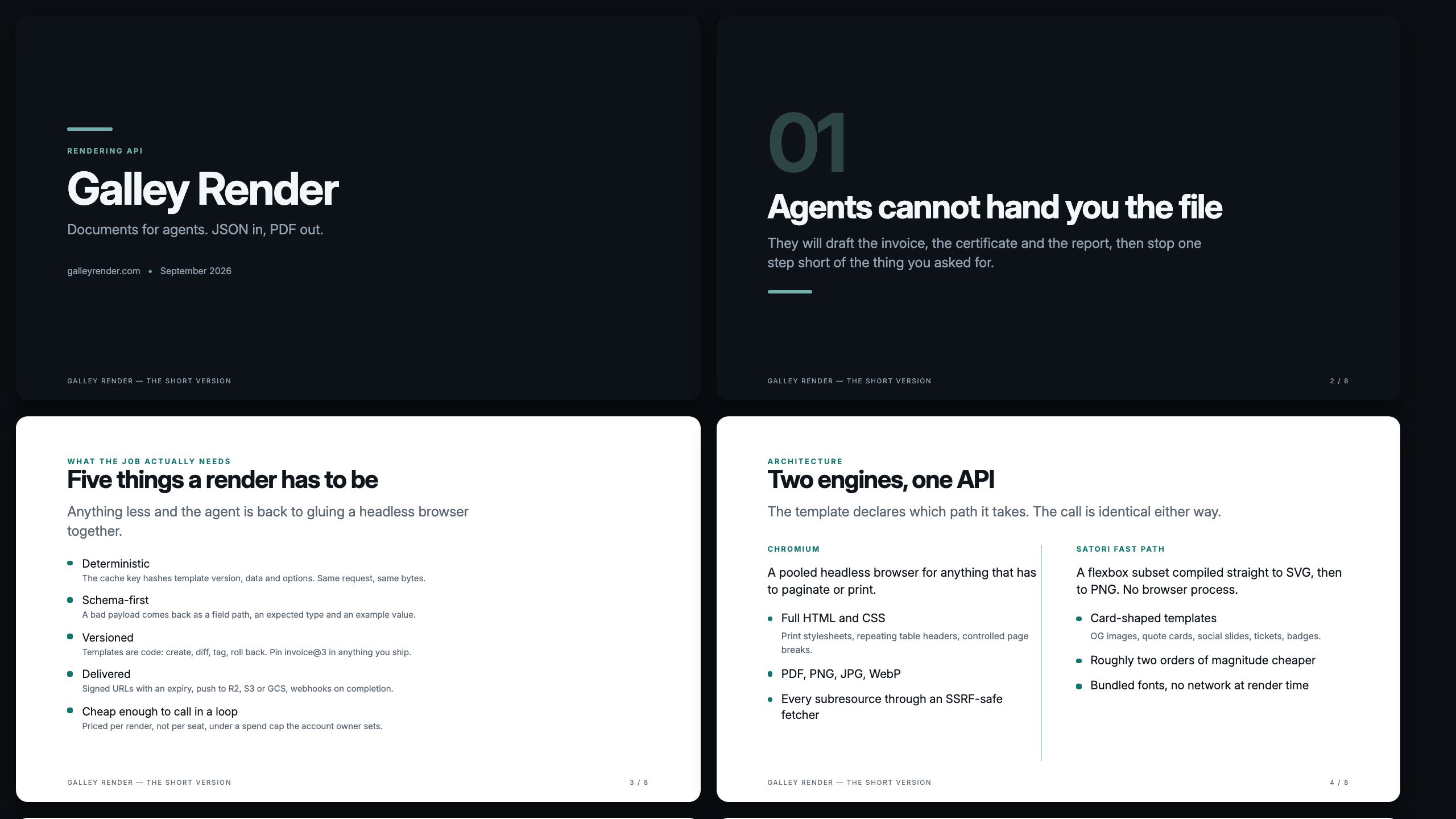 Rendered preview of the slide-deck template